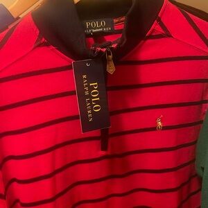 Striped polo sweater for kids (18-20)